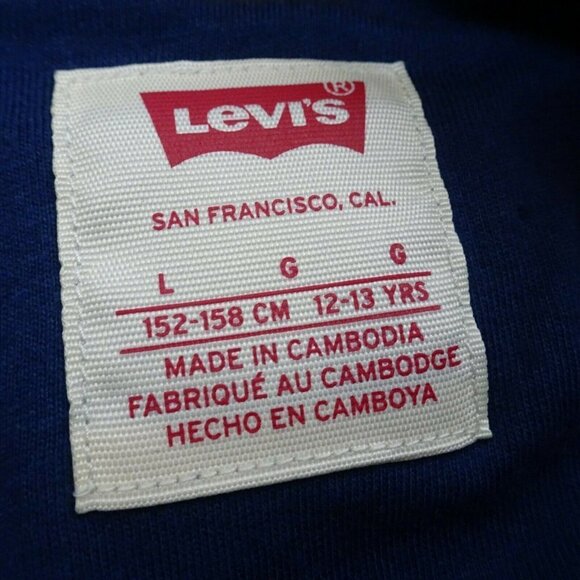NWT Levi's Girl's Sweatshirt Pullover Hooded Sweater Large - Picture 7 of 7